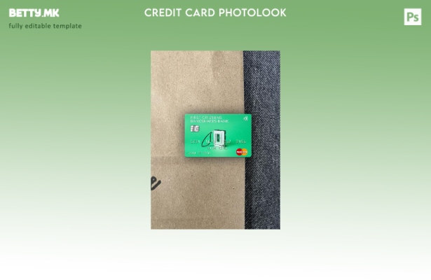 модерен стил USA First Citizens BancShares Bank за мастер картички со фото изгле